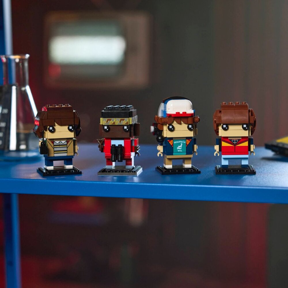 LEGO 40801 Stranger Things Mike, Dustin, Lucas & Will BrickHeadz NEW NIB in Hand - Picture 3 of 13